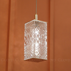 Подвесной светильник Cloyd PROMENADE P1 / шир. 8 см - золото (арт.11526)