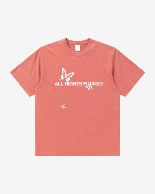 Футболка CU8E ARF Garment dyed красная