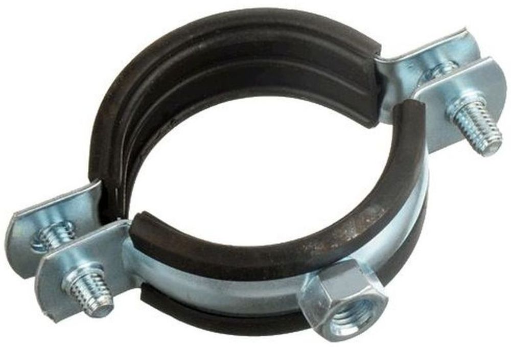 Хомут металлический с гайкой