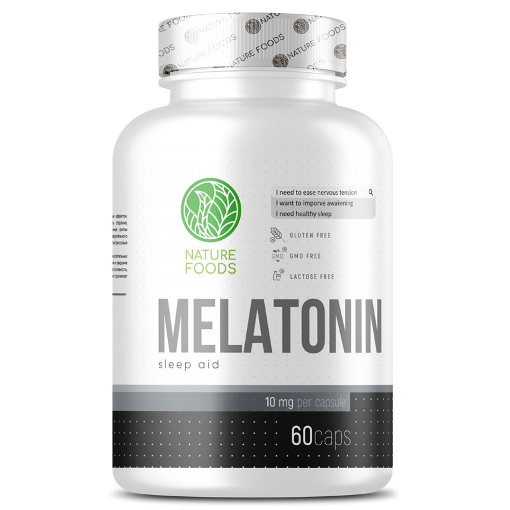 Nature Foods Melatonin 10 мг. (60 капс.)