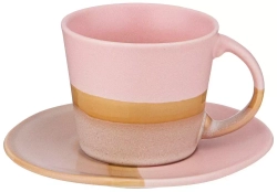 Кофейная пара SUNSET 150мл. розовая