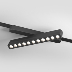 DK5368-BK Светильник для трека Air, серия Grill 2700-6500 со светодиодом, L230*W26*H60мм, 48V DC, 12W, RA?90, 36°, 2700-6500K, IP20, черный, алюминий