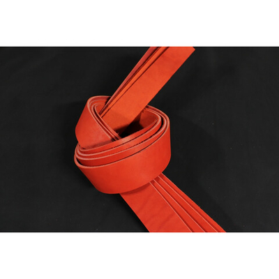 Ременная заготовка Красная гладкая