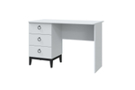 Стол письменный с ящиками Белый/Белый Софт, Шарлиз, 120,2х60х77 см