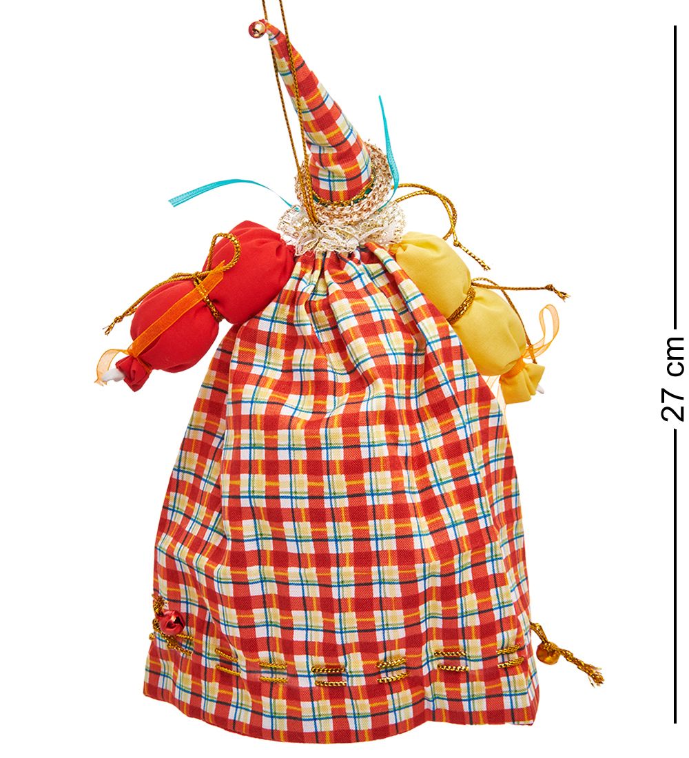 РусКукла RK-619 Кукла-мешочек «Клоун»