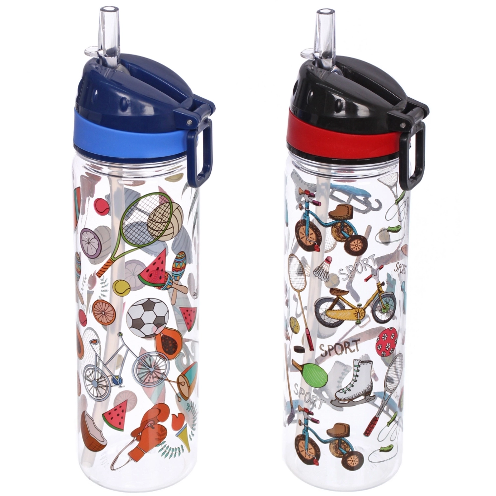 Бутылка питьевая пластиковая 650мл «Сладкая мечта», микс цветов