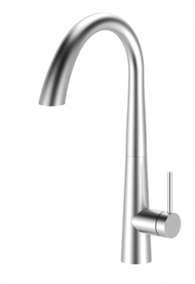 15058 Смес. од. для кухни выс. с ВЫД. лейкой (САТИН) ViEiR (10/1шт)