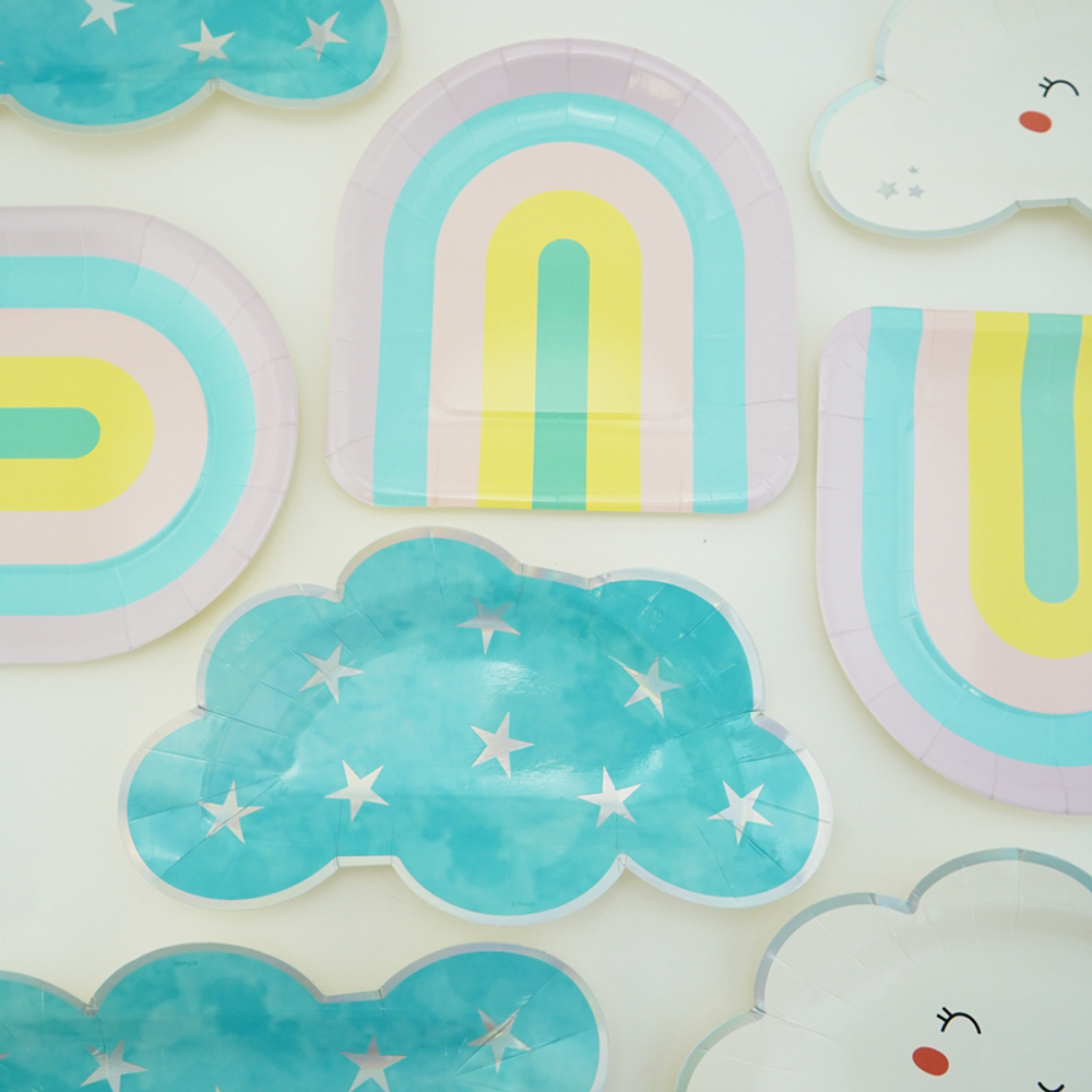 Тарелки формовые "Милое облачко" с тиснением