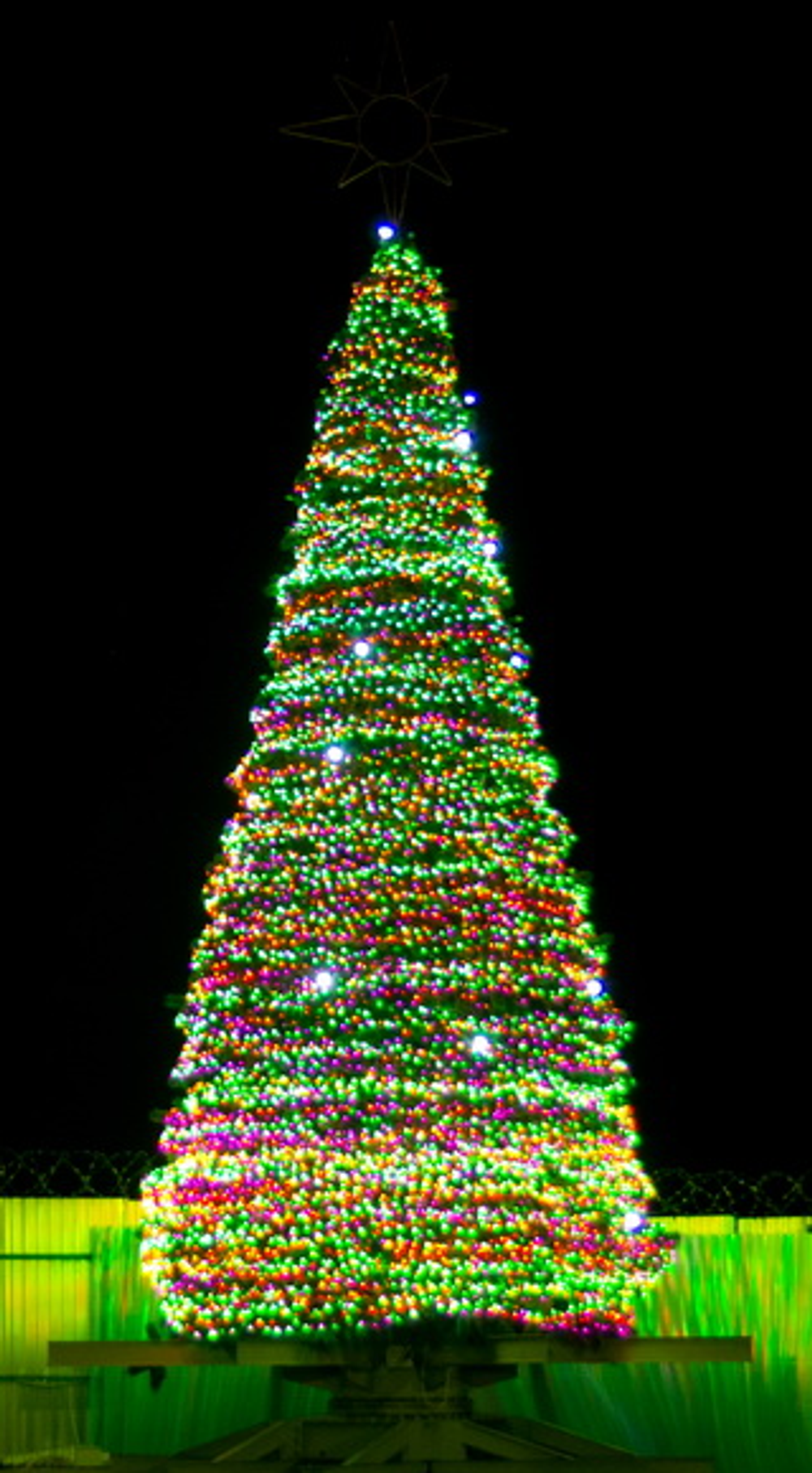 Гирлянда "Кристалл"  для уличных елок от 4 до 20 м высотой