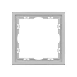 Рамка пластиковая FRM-NOBE-SFPL-1-IS (Arlight, Никель) 059455