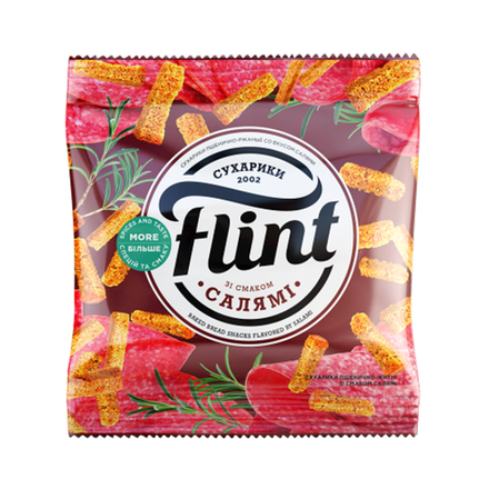 Сухарики Флинт Салями 60 гр