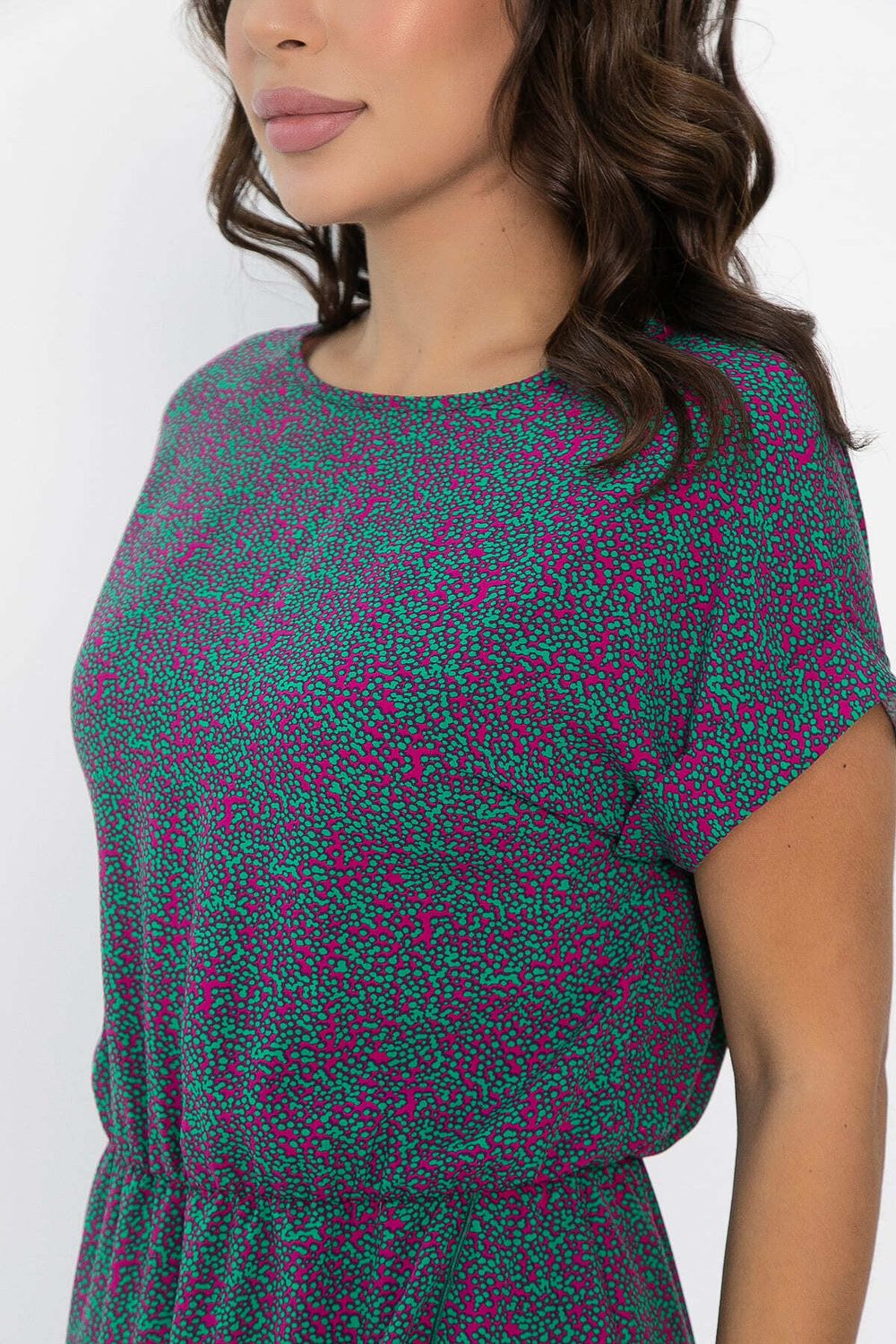 Платье Небесная симфония (зелено-розовое) П14082-12М LT Collection