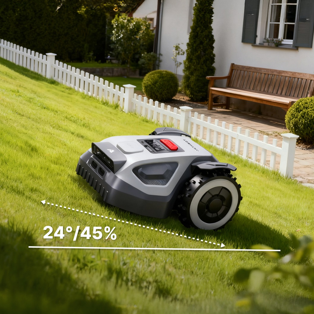 Робот-газонокосилка Anthbot M9 PRO (LIDAR + RTK-GPS) для участков 1000–1500 м² (10–15 соток)