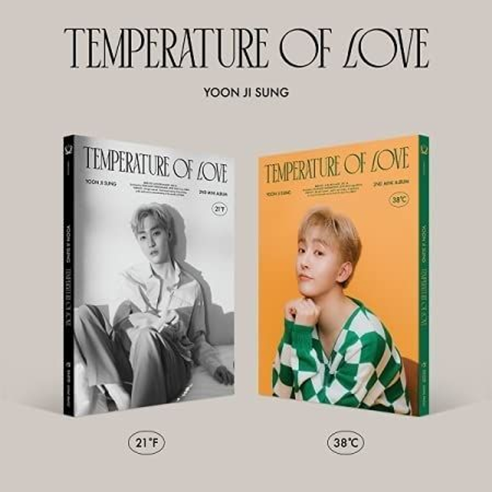 Альбом Yoon Jisung - Temperature of Love 2nd Mini Album RANDOM Version