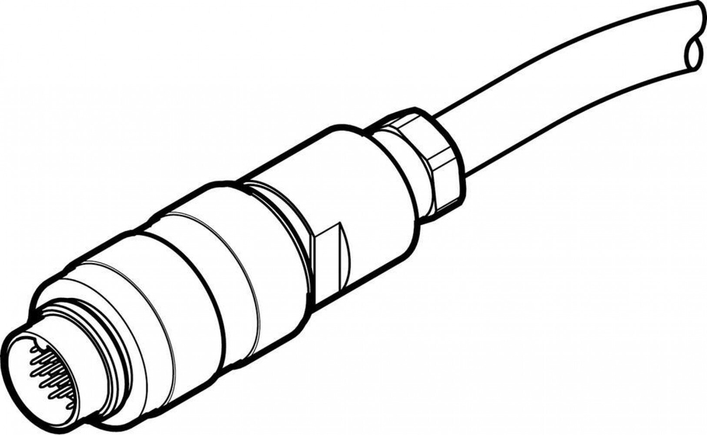 NEBS-SM16G24-K-10-N-LE24 Соединительный кабель