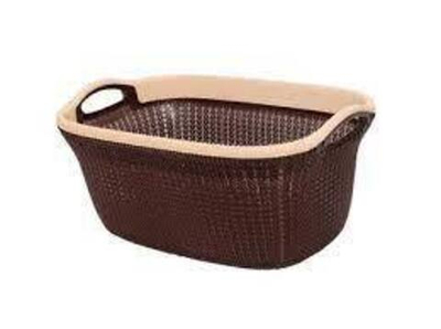 Корзина бельевая овальная Санта 35л 05066