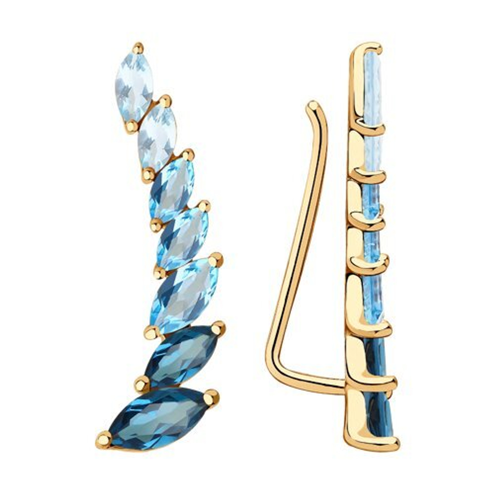 Серьги из золота 585 пробы