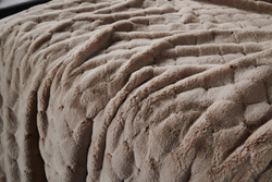 Плед 160x220 Sofi De MarkO Бернард бежевый