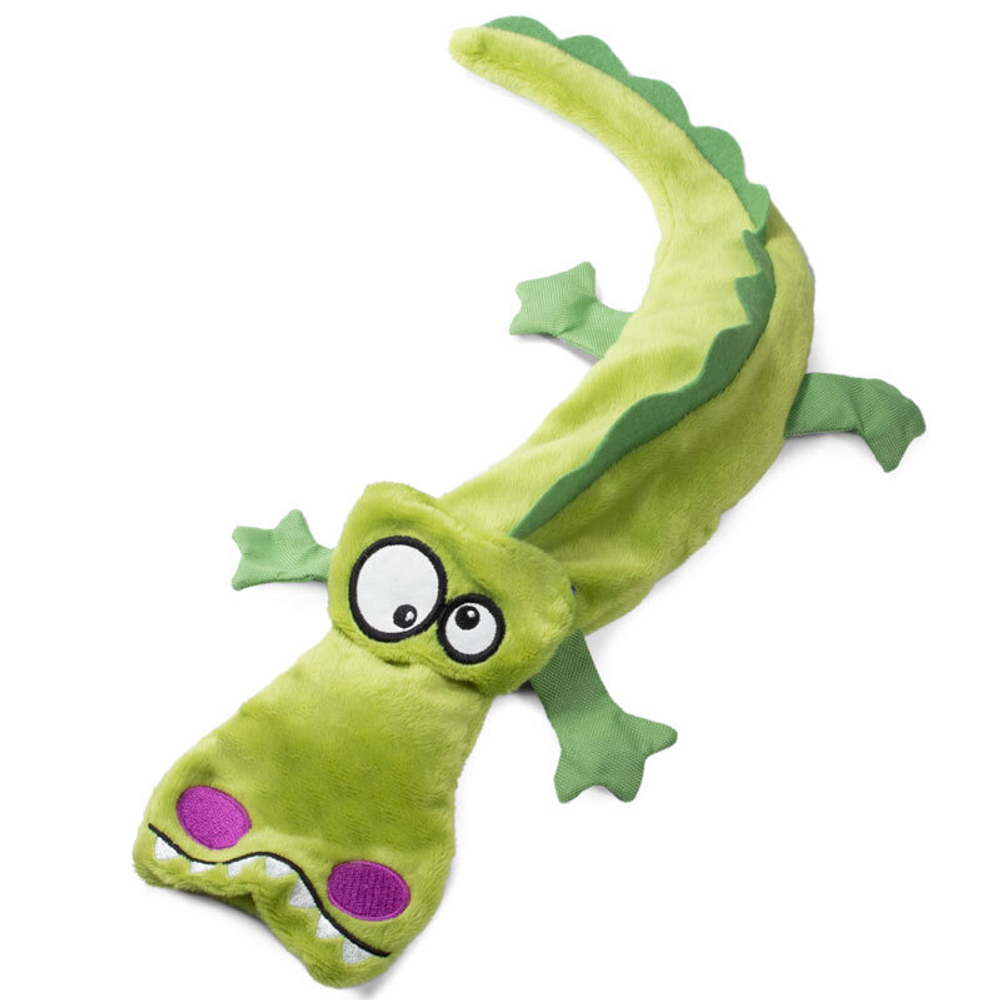 75021 Игрушка для собак Крокодил с 4-мя пищалками 38см, серия PLUSH FRIENDZ