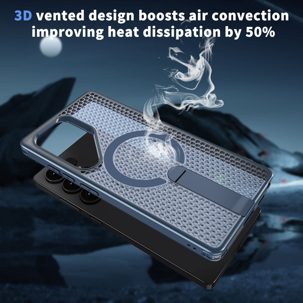 Прозрачный чехол Mesh Pro Magnetic Case для Samsung Galaxy S25 Ultra