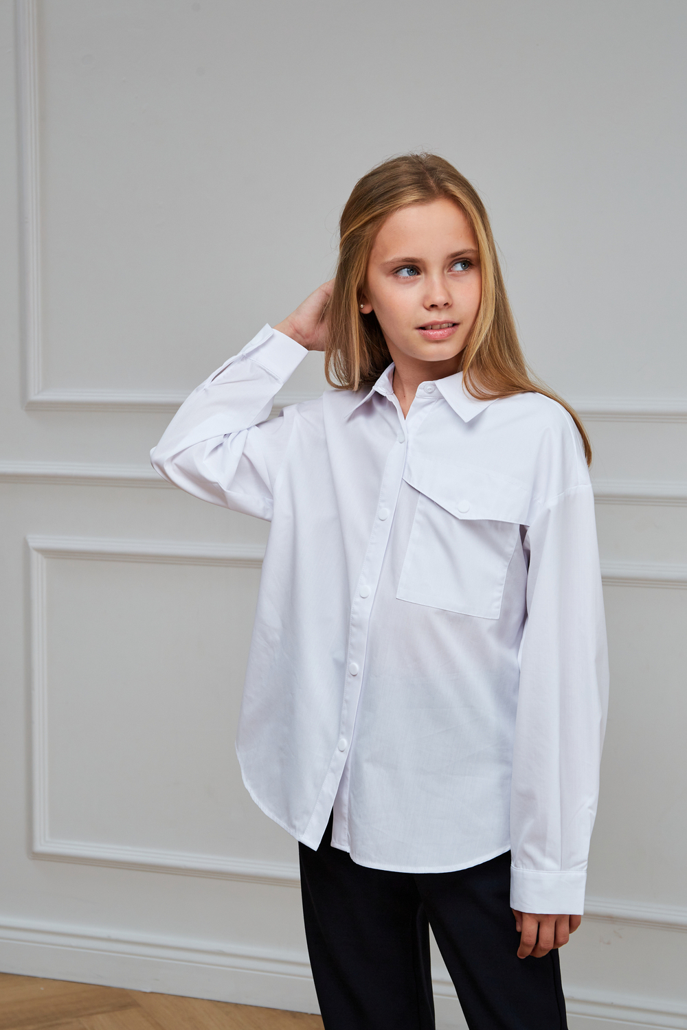 Блуза дл/р швейн. д/д DELORAS 63792C