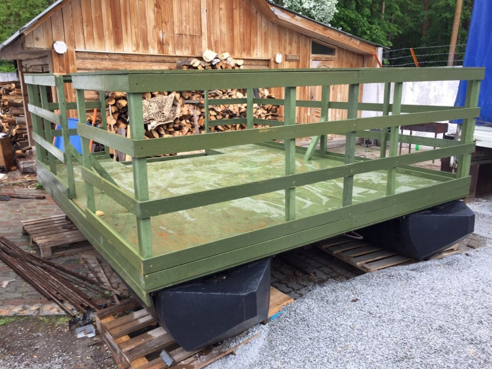 Носовой понтон ЕЗПИ бесшовный сборный модуль(1400x750x550см;30кг;) - арт.559634