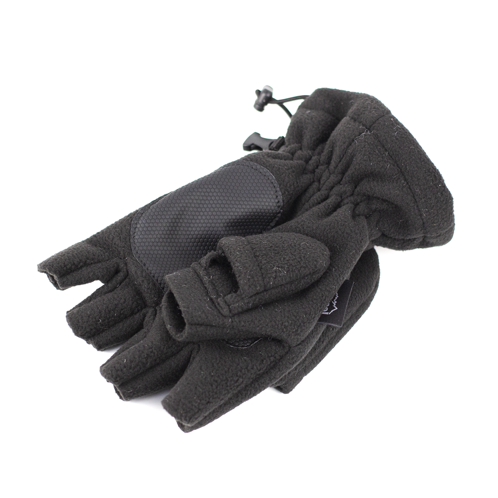 Перчатки Extreal "Валдай" с отворотом флис, Черный