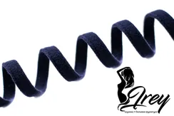 061 Ворсовая тесьма для каркасов 10 мм, темно-синий 061