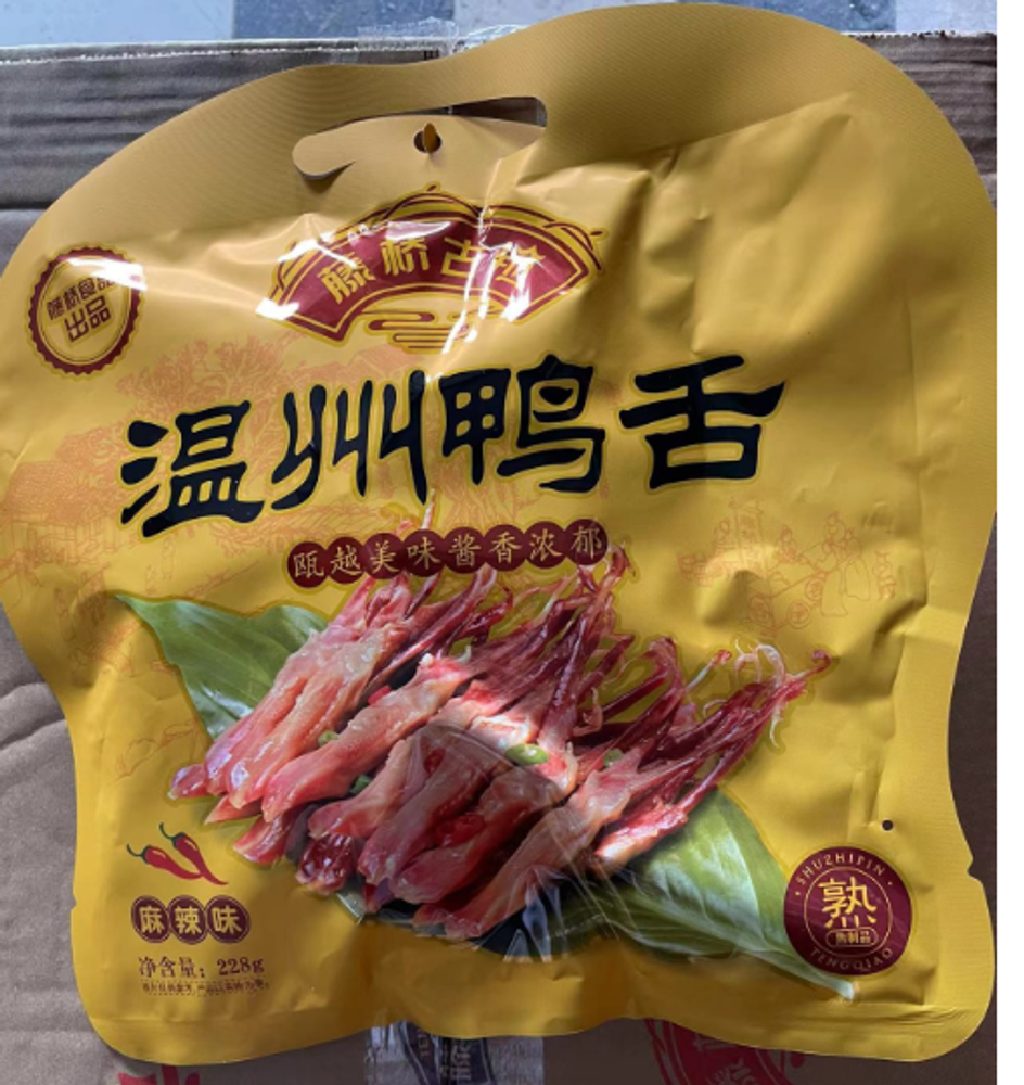 Утиный язык по вэньчжоуски острый Tengqiao228г