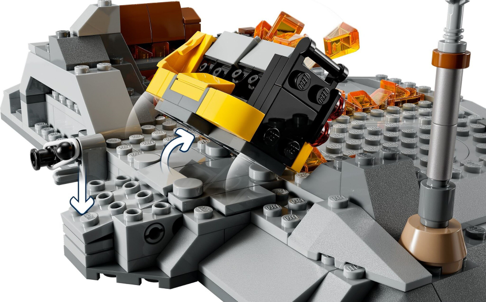 Конструктор LEGO 75334 Star Wars Оби-Ван Кеноби против Дарта Вейдера