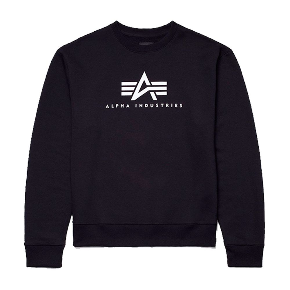 Свитшот Alpha Industries Basic Logo Sweatshirt Черный