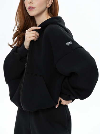 Oversize худи на молнии