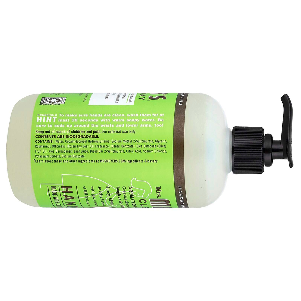 Mrs. Meyers Clean Day, Мыло для рук, яблоко, 370 мл (12,5 жидк. Унции)