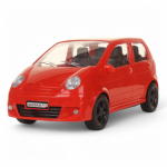 Машина ин. Хэтчбек, 25см. прозрачные окна, цв. красный. KMP 020gi