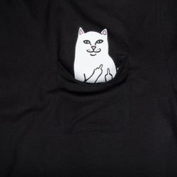 Футболка Ripndip SP24 Lord Nermal S/S Pocket Tee Black