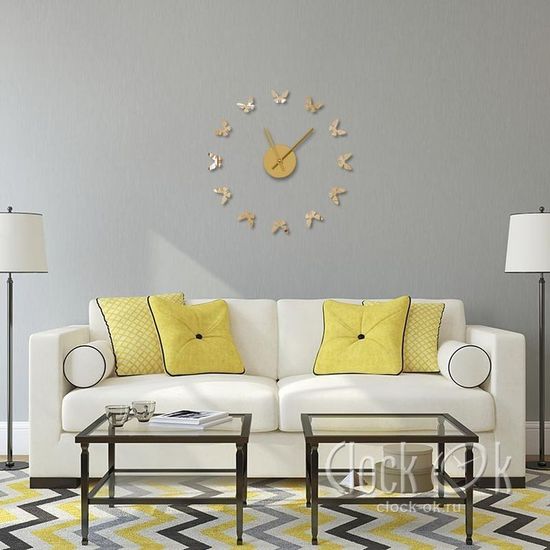 Настенные 3D часы Magic Fly