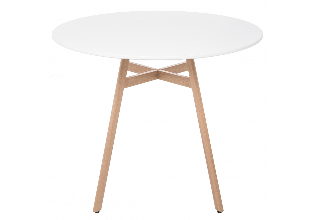 Стол деревянный Woodville Skandi 90 белый