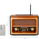 Радиоприемник в стиле ретро MP3/BT/TWS+Solar panel RX-BT88SQ