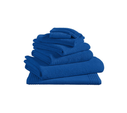 Полотенце UNI BLEU ROYAL bleu royal Blanc des Vosges 55x110 Синий