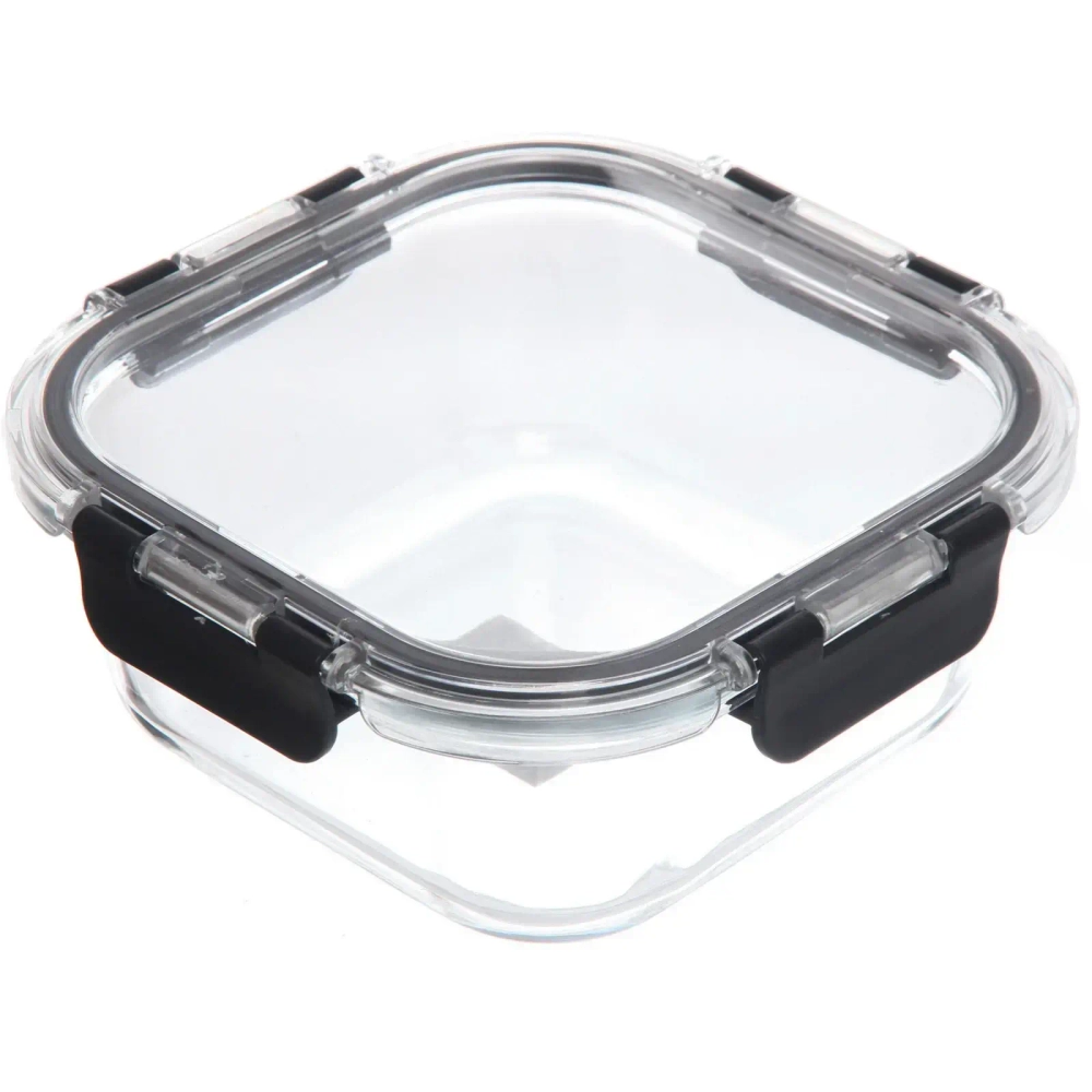 Контейнер стеклянный 800мл «Палермо» герметичный, квадратный