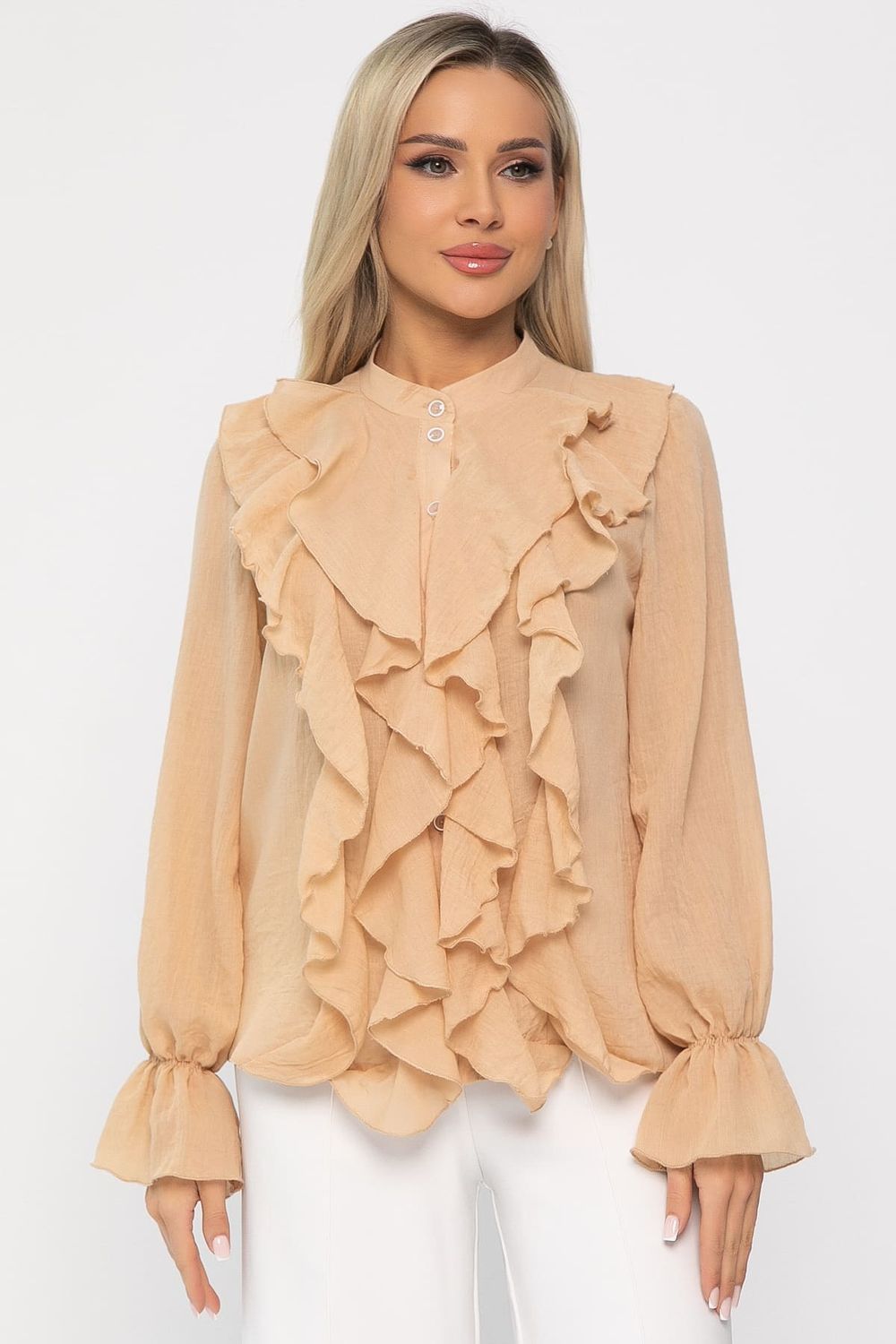 Блуза Розалинда (бежевая) Б13687-5М LT Collection
