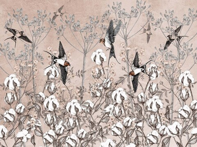 Дизайнерские обои Wall Street Botanica