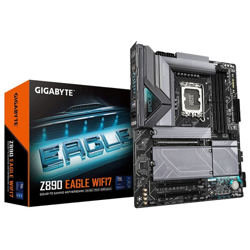 Материнская плата GIGABYTE Z890 EAGLE WIFI7 (LGA1851/Z890/4xDDR5/3xPCI-Ex16/4xM.2/SB7.1/Wi-Fi/BT/GLAN/DisplayPort/ATX)