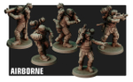 Astra Militarum Elysian Drop Troops Элизианские  Гвардейцы с гравишютами миниатюра для AOS,Waha, Настольная игра, НРИ, Варгейм, РПГ