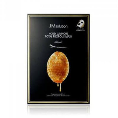 Восстанавливающая тканевая маска с прополисом JMsolution Honey Luminous Royal Propolis Mask