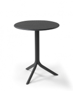 Стол пластиковый обеденный Nardi Step + Step Mini, антрацит