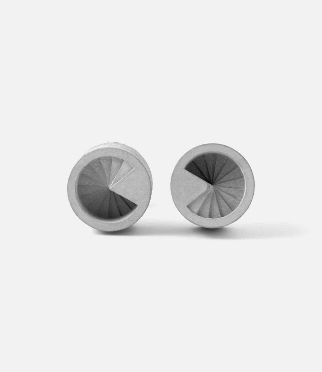 Material Immaterial Micro Concrete Cufflinks #7 — запонки из бетона