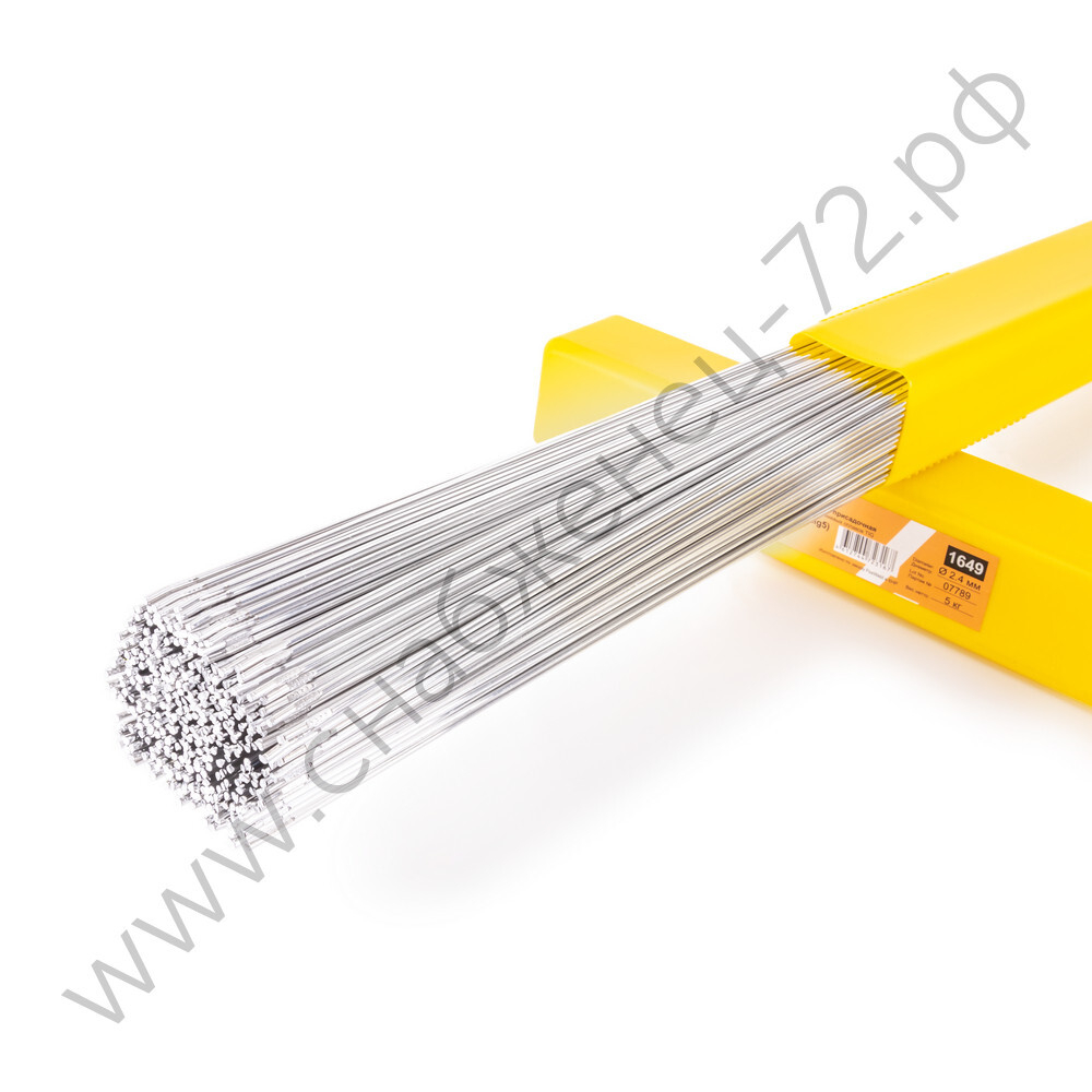 FoxWeld Пруток алюминиевый АL Мg 5 (ER-5356) д.2,4х1000мм, 5кг (1 пачка, пр-во FoxWeld/КНР)