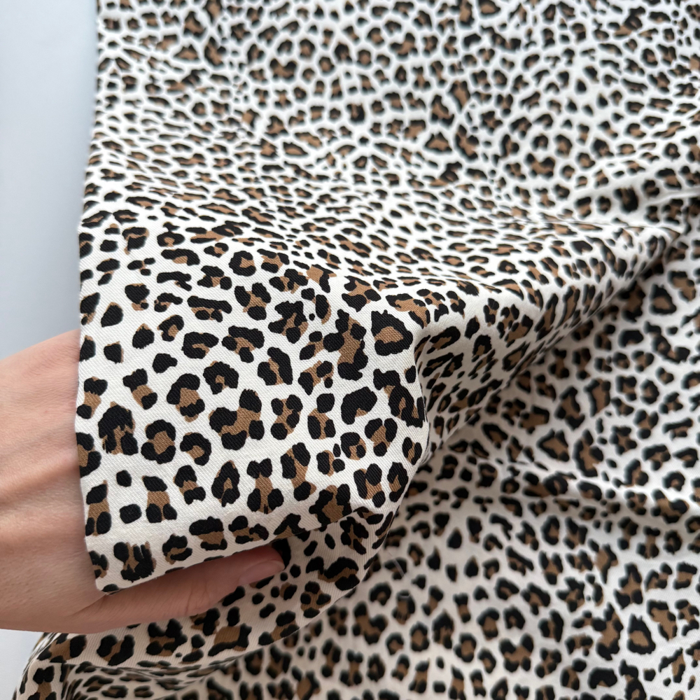 Хлопок твил Леопард