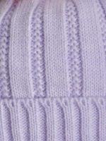 Шапка зимняя вязаная с помпоном